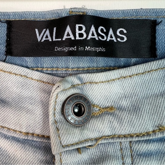 Valabasas Nebulla Stacked Jeans Dark/Light Size 30 - Picture 7 of 16